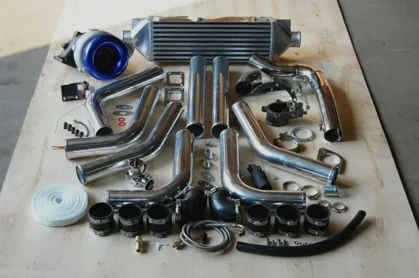 Custom Race T3T4 T4 T3 TurboCharger Turbo Boost Kit 500HP Package Intercooled