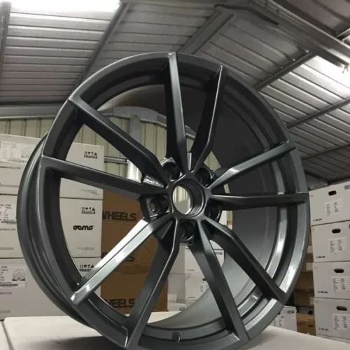 18″ VW Golf R Pretoria Style Alloy Wheels Gloss Gun Metal Golf MK5 MK6 MK7 MK7.5